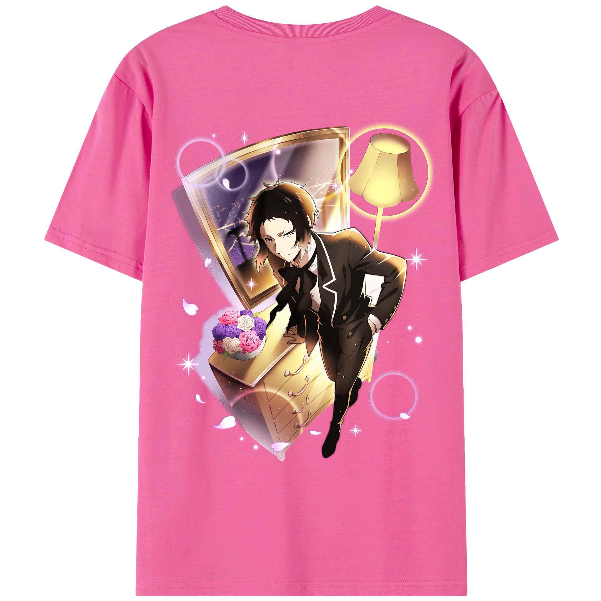 （画像用） 文豪ストレイドッグス Bungo Stray Dogs レディース半袖Tシャツ(バックプリント)